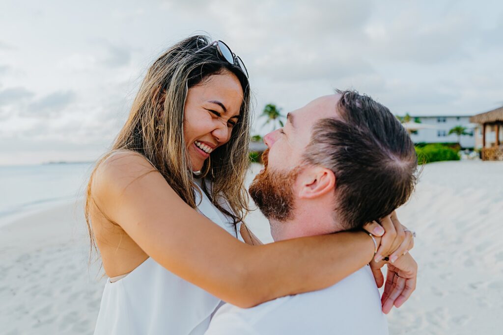 grand cayman seven mile beach surprise proposal engagement will lilla