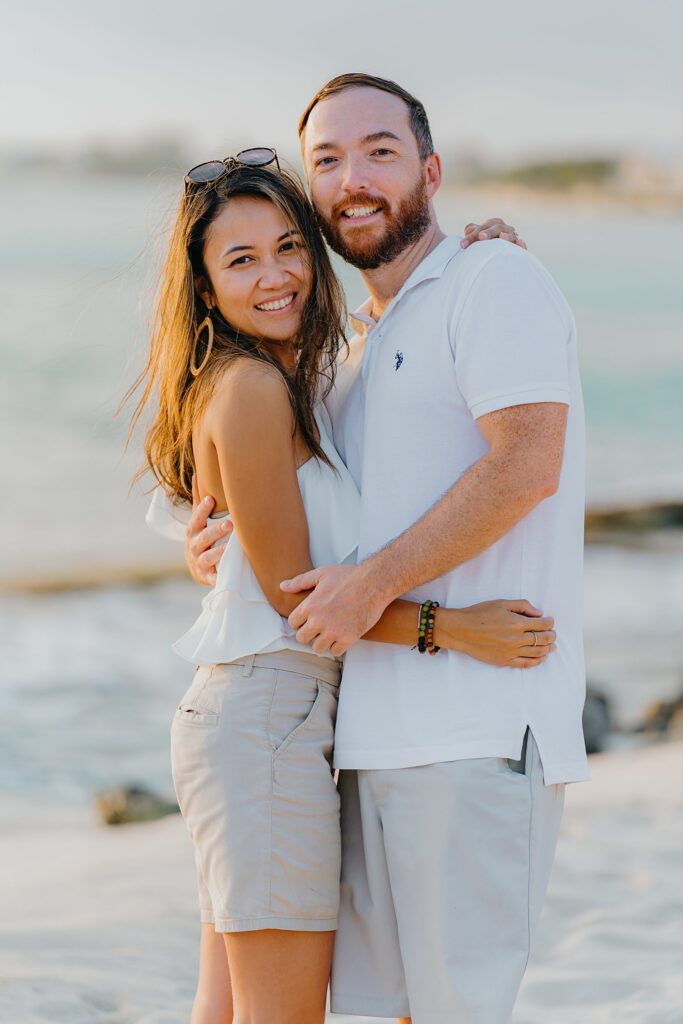 grand cayman seven mile beach surprise proposal engagement will lilla