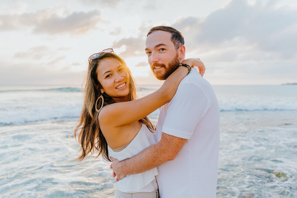 grand cayman seven mile beach surprise proposal engagement will lilla