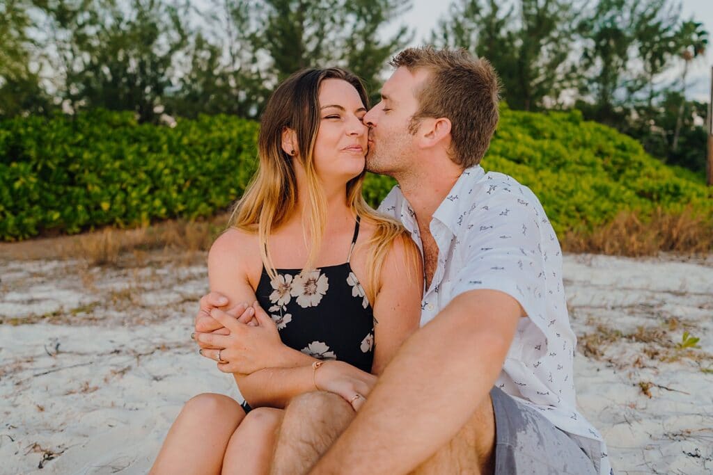 grand cayman starfish point engagement couple photography