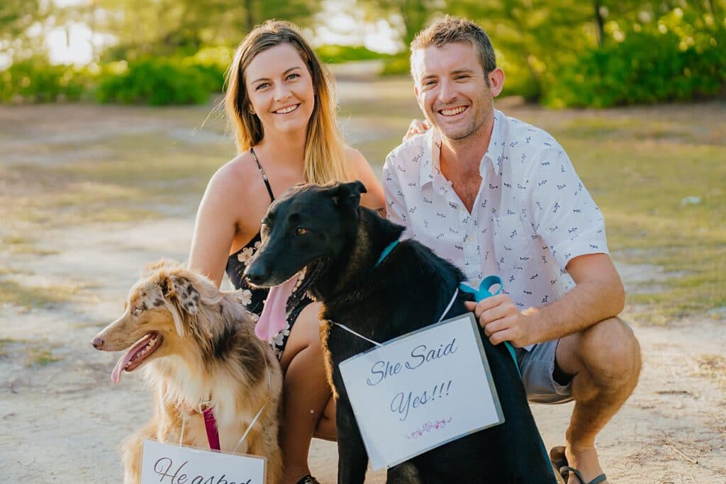 grand cayman starfish point engagement couple photography