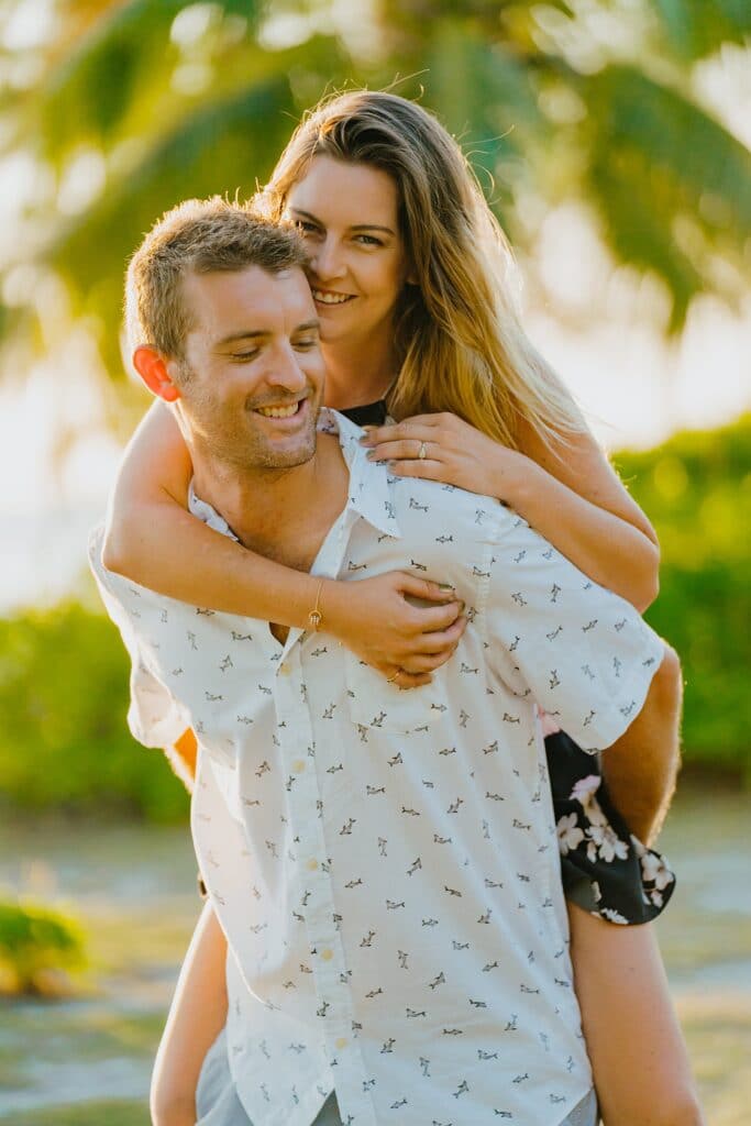 grand cayman starfish point engagement couple photography