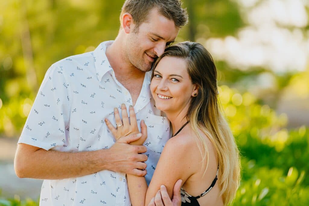 grand cayman starfish point engagement couple photography