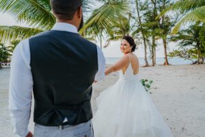 grand cayman wedding kaibo rum point beach sunset