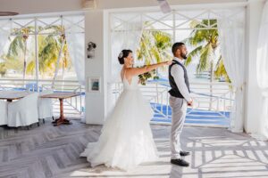 grand cayman wedding kaibo rum point first look