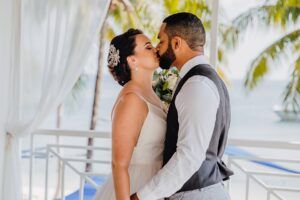 grand cayman wedding kaibo rum point first look