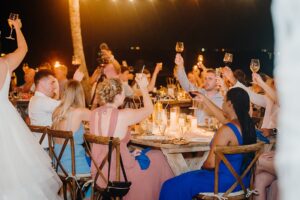 grand cayman wedding kaibo rum point reception