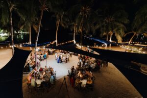 grand cayman wedding kaibo rum point reception