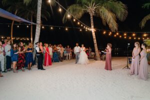 grand cayman wedding kaibo rum point reception