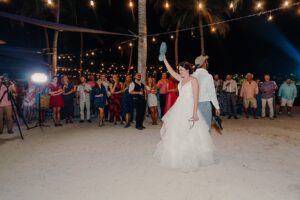 grand cayman wedding kaibo rum point reception