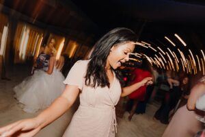 grand cayman wedding kaibo rum point sparkler dance