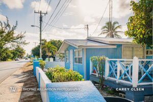 bodden town historic cayman islands stock photography