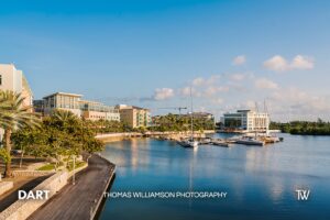 dart cayman camana bay stock photography architecture