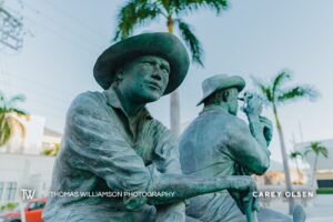 george town heroes square historic cayman islands stock photography