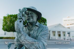 george town heroes square historic cayman islands stock photography