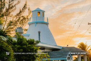 lighthouse resturant historic cayman islands stock photography