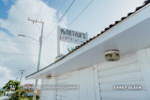 mr arthurs historic cayman islands stock photography