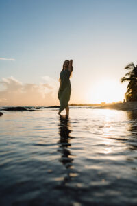 cayman islands asian model beach lifestyle photographer