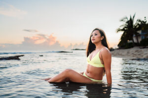 cayman islands asian model beach lifestyle photographer