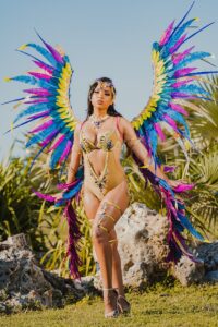 caymas swanky cayman islands carnival model photography