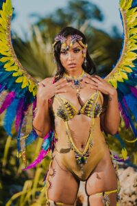 caymas swanky cayman islands carnival model photography