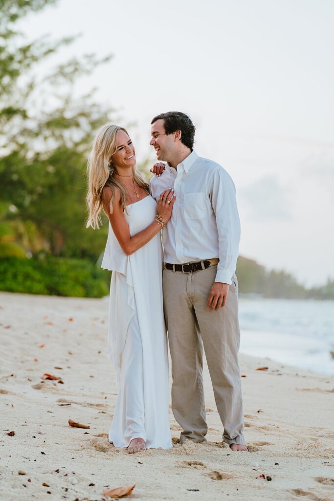 cemetery beach grand cayman couple engagement