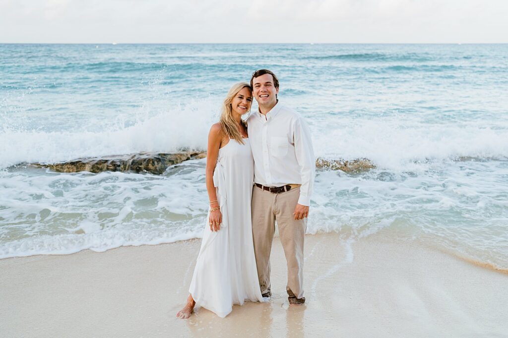 cemetery beach grand cayman couple engagement