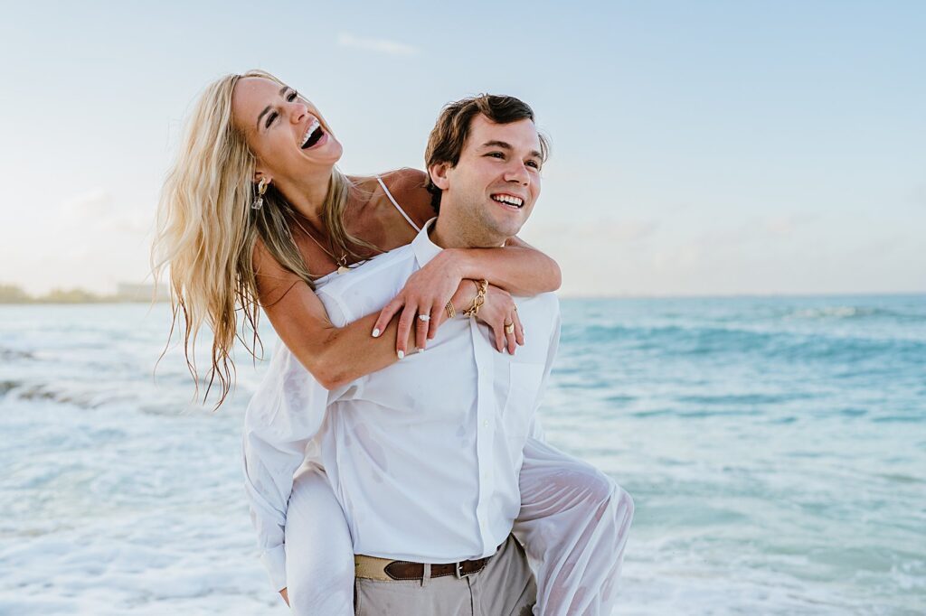 cemetery beach grand cayman couple engagement