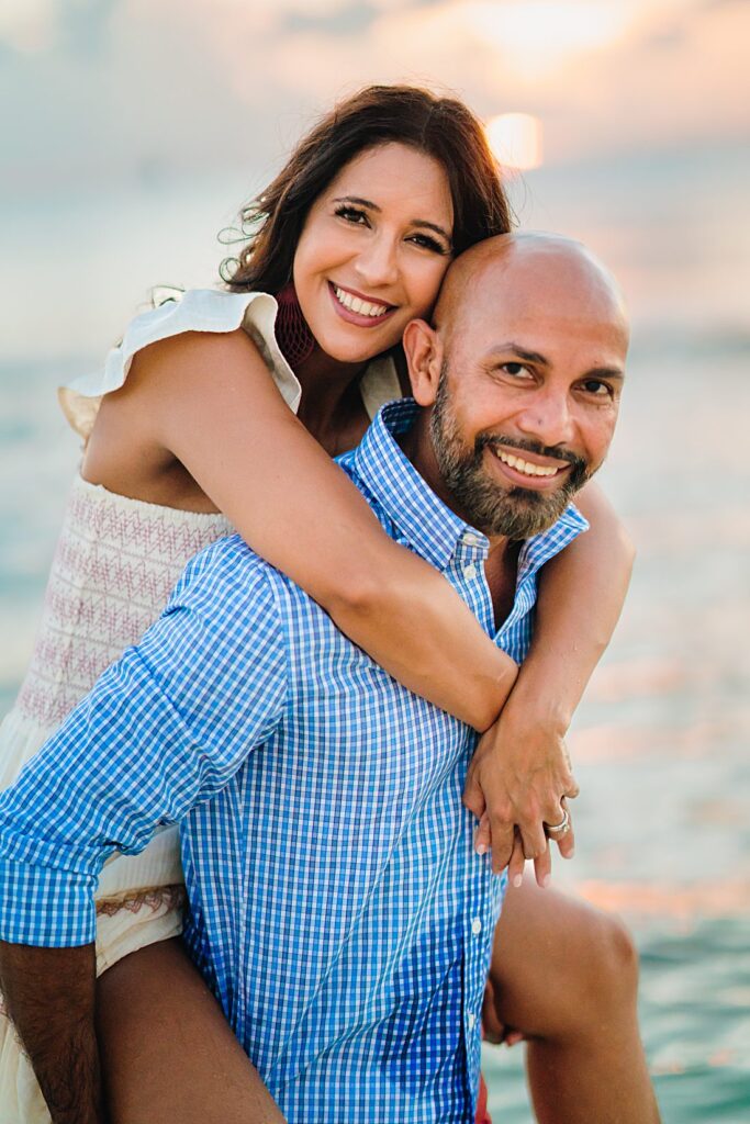 auckland engagement couple photographer beach