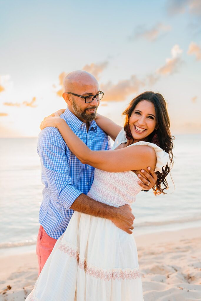 auckland engagement couple photographer beach