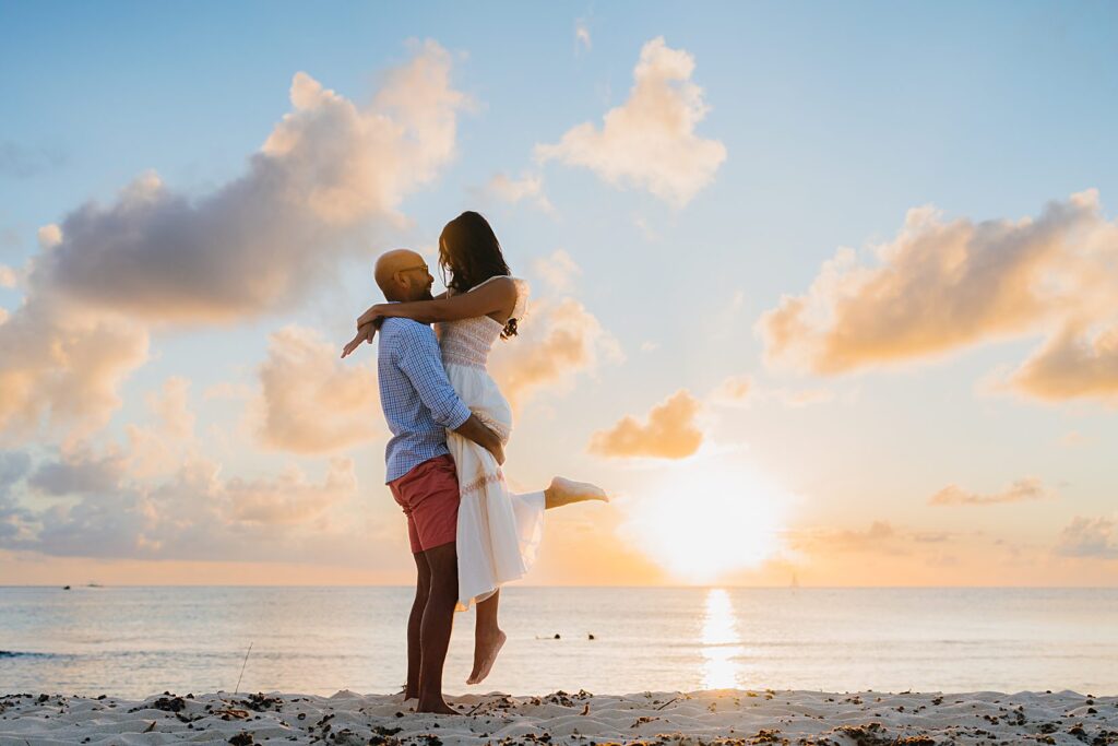 auckland engagement couple photographer beach