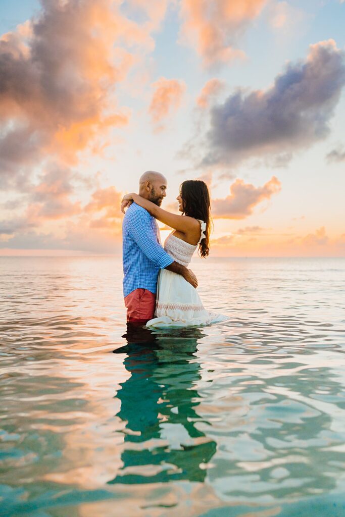 auckland engagement couple photographer beach